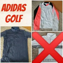 アディダスゴルフ2点セット　ゴルフウェア　ポロシャツ　練習着