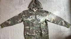90’s•00’s old stussy/レア迷彩パーカー