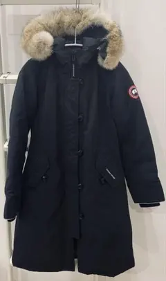 Canada Goose ブラックダウンコート M (10-12)