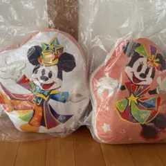 ディズニー ジャングルカーニバル 40周年 クッション ミッキーミニーセット