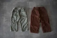 ZARA コーデュロイ　パンツ 18-24ヶ月 茶色・緑　ザラ　95 まとめ売り