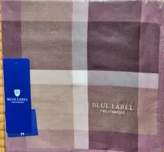 クレストブリッジ BLUE LABEL チェック柄ハンカチ