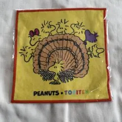 ウッドストック　ハンドタオル　PEANUTS ×鳥展 ミニタオル スヌーピー