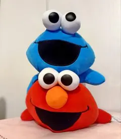 【匿名配送】30cm エルモとクッキーモンスター ぬいぐるみ セサミストリート