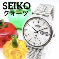 【稼働品】セイコー タイプ2 クォーツ メンズ腕時計 ドレスウォッチ ビジネス