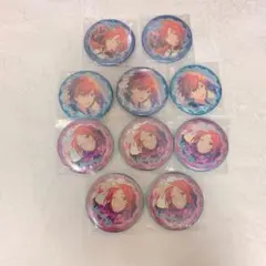 【10点セット】あんスタ カプセル缶バッジ カプ缶 ひなた レオ 司