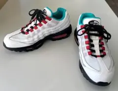 あ*ん様 Nike Air Max 95 ホワイト/レッド/ターコイズ