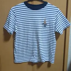 Tom and Jerry ボーダーTシャツ 刺繍　150のサムネイル