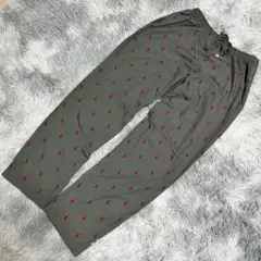 『POLO RALPH LAUREN』パジャマパンツ　ポニー総柄　グレー(M)