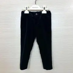GUCCI グッチ キッズ ベルベットパンツ フォーマル 黒 24ｍのサムネイル