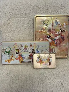 東京ディズニーリゾート　お菓子　空き缶セット　40周年