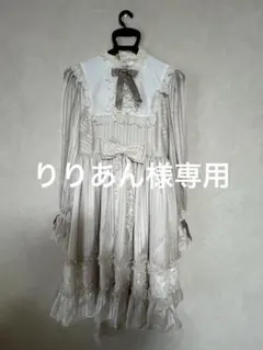 Angelic Pretty ロリータワンピース 白 フリル レース リボン