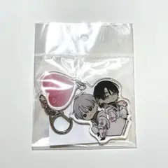 ピンクハートジャム ブルメロ コラボカフェ 連結 アクリルキーホルダー しっけ