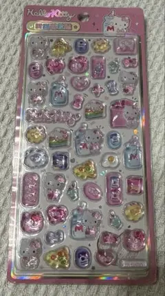 ハローキティ 立体　シール　ぷくぷく