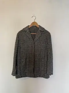 Ferragamo テーラードジャケット 千鳥格子 MADE IN ITALY - メルカリ
