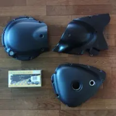 2鳥様専用　W650 エンジンカバー ブラック BOLTキット