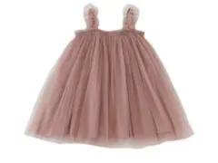 ベビードレス　チュールワンピース　80サイズ　ピンク