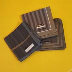メンズ ハンカチ3枚セット