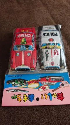 ブリキミニカー POLICE CHIEF 2台まとめて 昭和レトロ ブリキミニカー POLICE CHIEF 2台まとめて 昭和レトロ - メルカリ