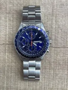 sai様専用　SEIKO クロノグラフ ステンレススチール 青