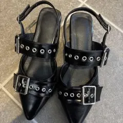 ミュール ヒール WEGO Mサイズ サンダル ベルトパンプスのサムネイル