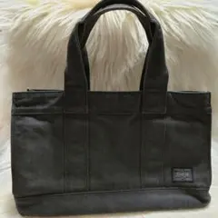 【美品】 PORTER ポーター スモーキー ハンドバッグ【 S】 ブラック