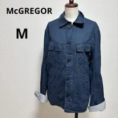 McGREGOR ステンカラージャケット コットンリネン M ネイビーのサムネイル