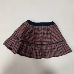 familiar ファミリア チェック柄 スカート 110cm - メルカリ
