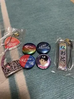 EXILE 三代目JSB NAOTO 居酒屋えぐざいる ストラップ　缶バッチ