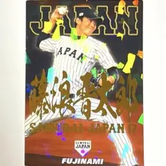 プロ野球チップスカード　藤浪晋太郎　侍ジャパン　yd0754