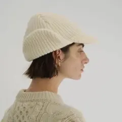 KIJIMA TAKAYUKI ×CLANE WOOL KNIT EAR CAP