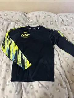 ★値下げ中!! ★美品★ Mizuno 長袖シャツ S ブラック/イエロー