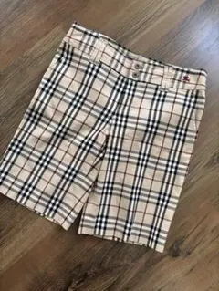 BURBERRY ブルーレーベル チェックショートパンツ 38