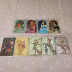 ディズニーウエハースカードセット　9枚