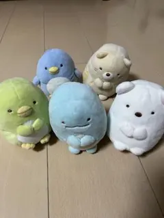 すみっコぐらし　ぬいぐるみ5体セット