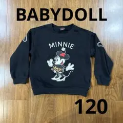 BABYDOLL ベビードール ベビド ミニー レオパード トレーナー 120