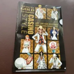 ONE PIECE FILM GOLD カジノスタイル クリアファイル
