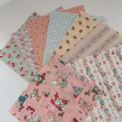 カットクロスセット　ピンク系⑦