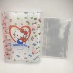 ハローキティ A7 シール帳 シールバインダー リフィル10枚 クリアカバー