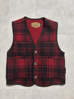 usa製 woolrich ウールリッチ チェック柄 ウールベスト