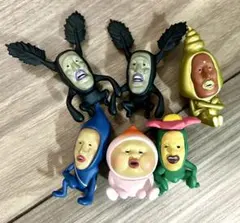 ★こびとづかんおすわりマスコット2ガチャ★ガチャ★かくれももじり他★6個セット★