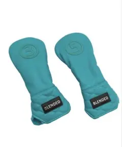 ゴルフ FW 3番 5番 ヘッドカバー BLENDED ブルー 新品 ウッド