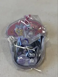 サンリオキャラクターズ　パッケージチャーム&チョコボーロ　マイメロディ　クロミ