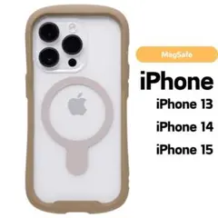 MagSafe iPhone ケース13/14/15　ベージュ