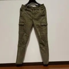H&M カーゴパンツ Sサイズ オリーブグリーン