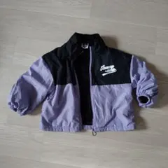紫/黒裏ボアジャンパー120