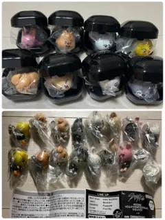 SKZOO つまんでつなげてますこっと ぷくっとリング　全24種　コンプ④