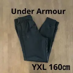 Under Armour 黒 ブラック パンツ YXL 160㎝ 裏起毛