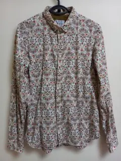 NICOLE CLUB 花柄長袖シャツ