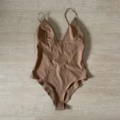 ZARA ワンピース水着 ブラウン レオタードのサムネイル